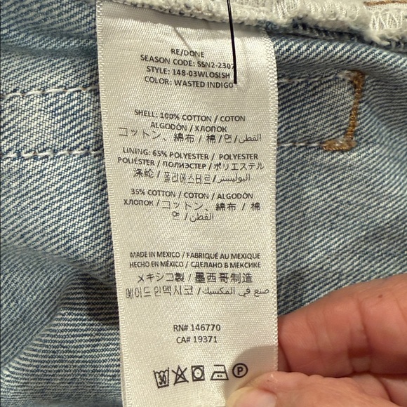 /RE/DONE WOMENS 28
SEASON CODE: SSN2-2307
STYLE: 148-03WLOSISH: WASTED INDIGO - Picture 13 of 13